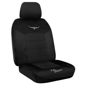 R.M.Williams Car Seat Covers Front Size 30 Black Mesh