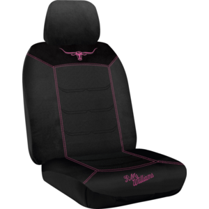 R.M.Williams Car Seat Covers Jillaroo Front Size 30 Black Mesh