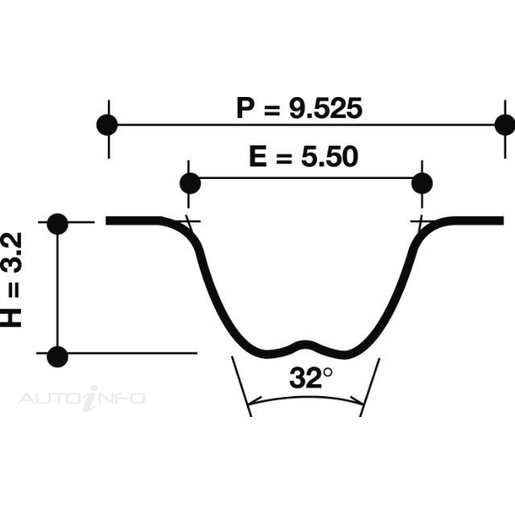 Dayco Timing Belt - 94695