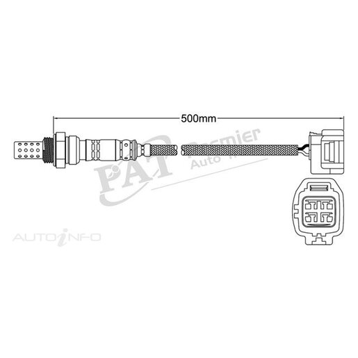 PAT Premium Oxygen/Lambda Sensor Post Catalytic Converter - EGO-612