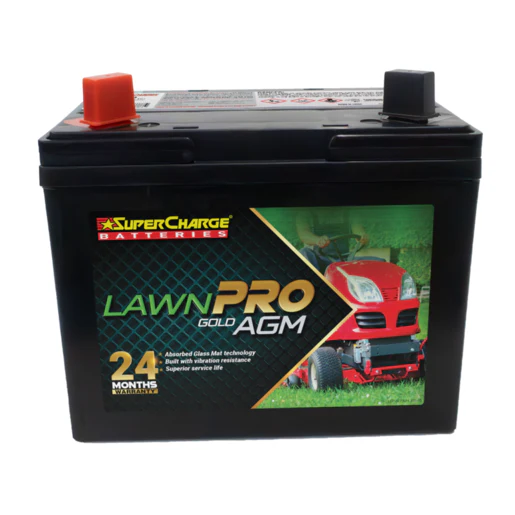 SuperCharge Lawn Pro Gold AGM 12V 300CCA 21Ah Battery