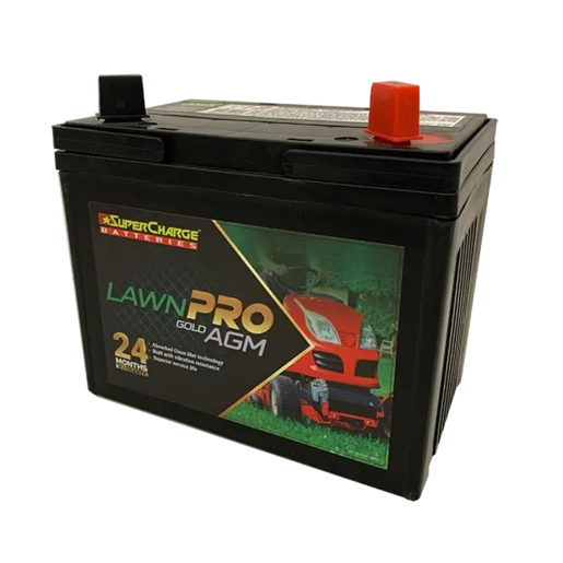 SuperCharge Lawn Pro Gold AGM 12V 300CCA 21Ah Battery