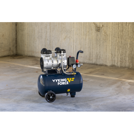 Vyking Force 1100W Oil Free Quiet Air Compressor 1.5HP 21L - VFAC1521L