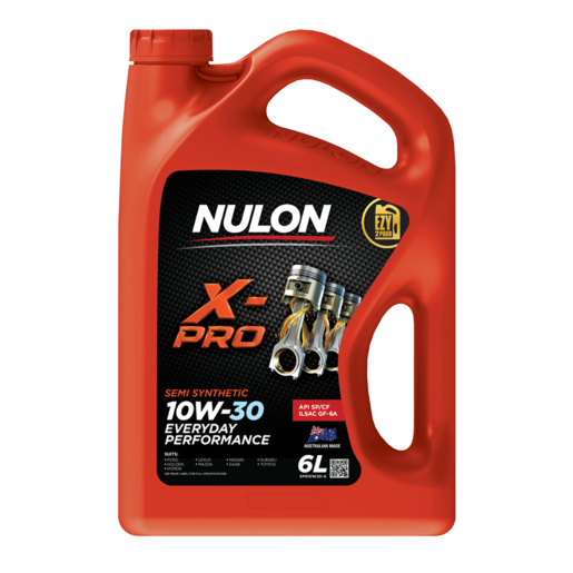 Nulon X-PRO 10W-30 Everyday Performance Semi Synthetic Engine Oil 6L