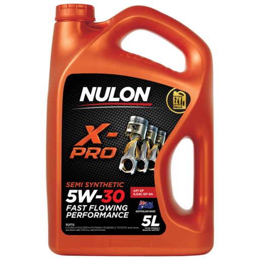 Nulon X-PRO 5W-30 Fast Flowing Performance Semi Synthetic Engine Oil 5L