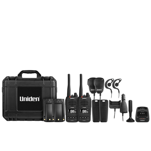 Uniden UHF CB Handheld Radio 80CH BT Twin Pack 5 Watt