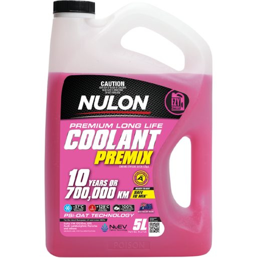 Nulon Pink Premium Long Life Premix Coolant 5L