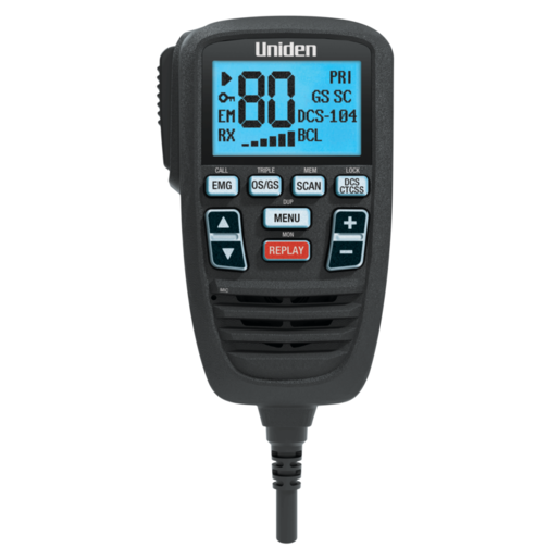 Uniden UHF CB Mobile Mini Compact with Remote Speaker Mic