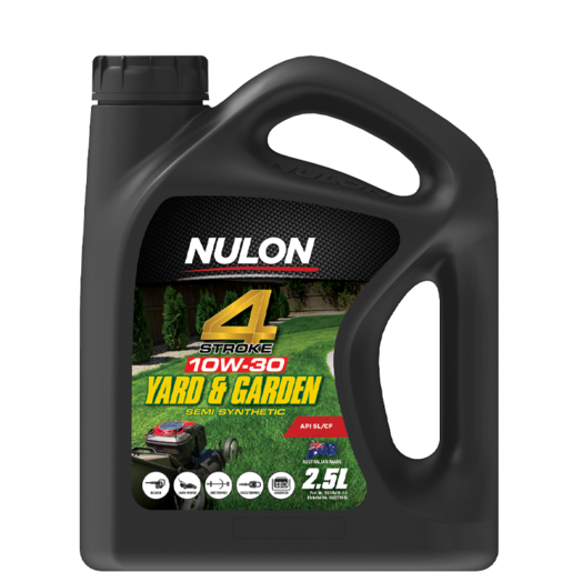 Nulon 4 Stroke 10W-30 Semi Synthetic Yard and Garden Oil 2.5L