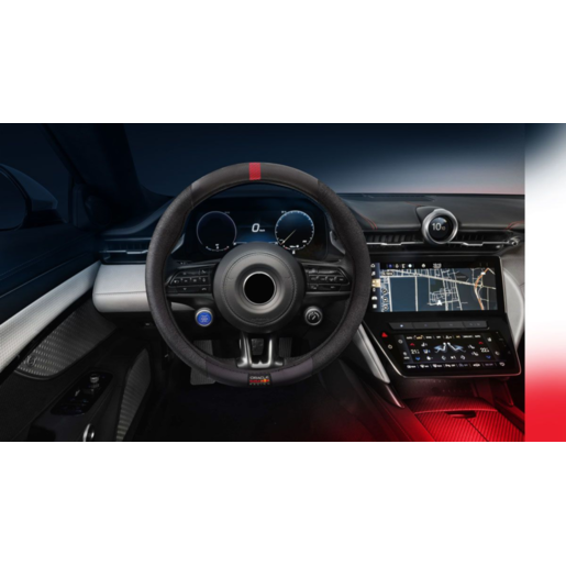 Redbull 15" Racing Steering Wheel Cover Black