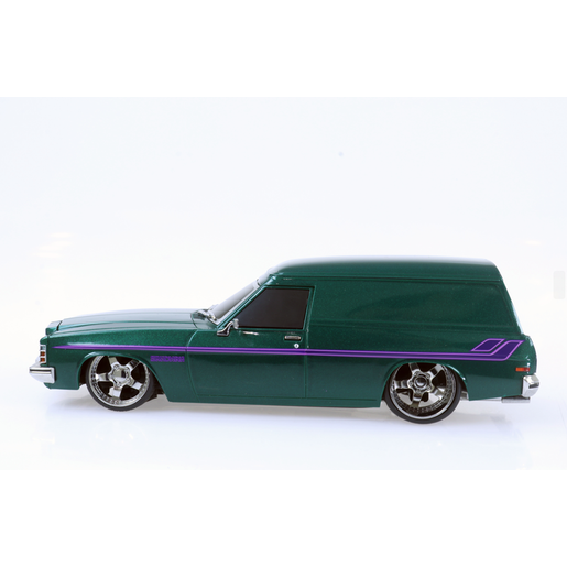 DDA Collectibles 1:24 HJ Panel Van Spectra Rides Light Up Green/Purple Stripe