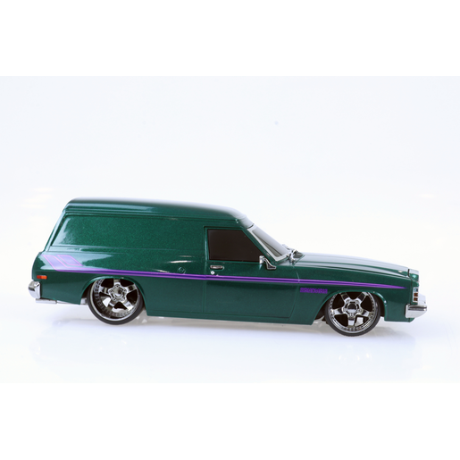 DDA Collectibles 1:24 HJ Panel Van Spectra Rides Light Up Green/Purple Stripe