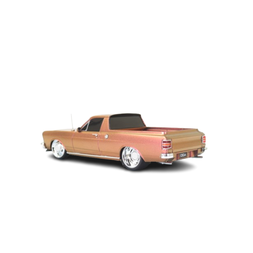 DDA Collectibles 1:24 Ford XW Ute Custom Spectra Rides Light Up Shift Red Gold