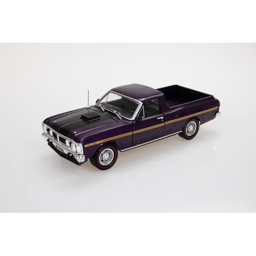 DDA Collectibles 1:24 Purple W/Gold Stripe XY GT Ute Opening Front Doors Only