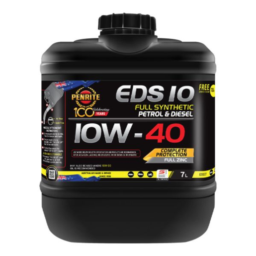 Penrite EDS 10 10W-40 Full Synthetic Petrol & Diesel Engine Oil 7L