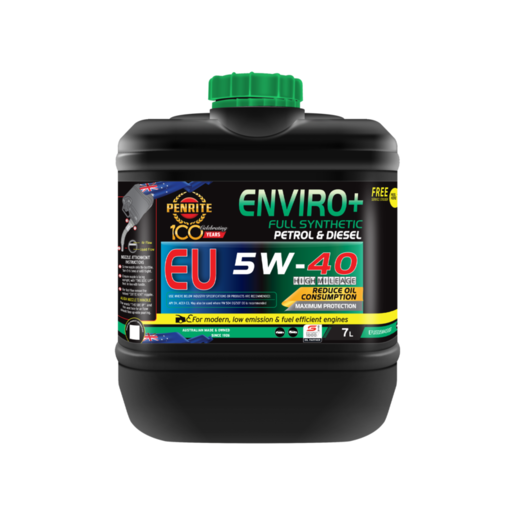 Penrite Enviro+ EU 5W-40 Full Synthetic Engine Oil 7L
