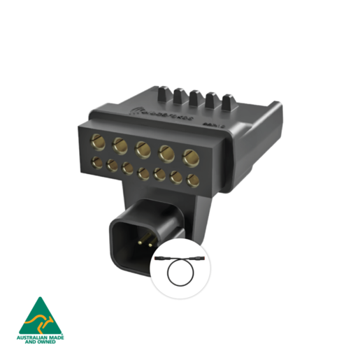 Elecbrakes elecConnect 7-12 Flat Pin Adaptor