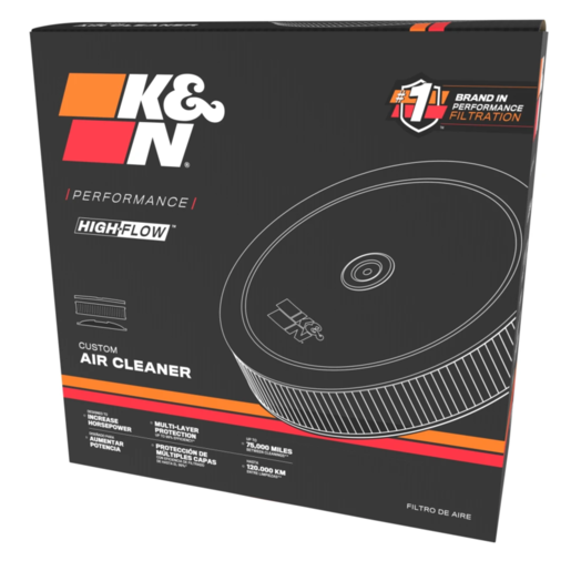 K&N Flow Control Custom Air Filter Assembly - KN61-2000