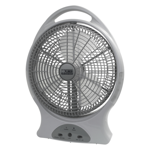 Xplorer Rechargeable Fan 12/240V 30cm