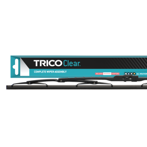 Trico Clear Wiper Blade Multi-Fit 650mm Single Piece - TCL650