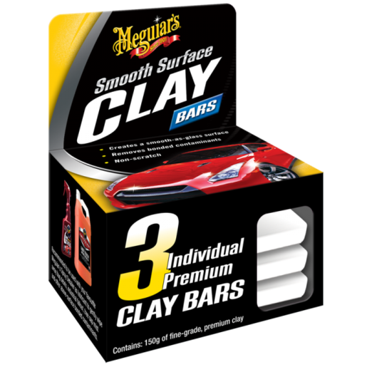 Meguiar's Smooth Surface Clay Bars 3 Pack X 50g