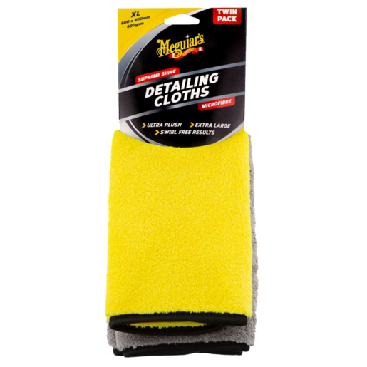 Meguiar's Supreme Shine Detailing Cloths Twin Pack