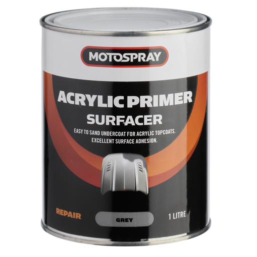 Motospray Acrylic Primer Surfacer Grey 1L