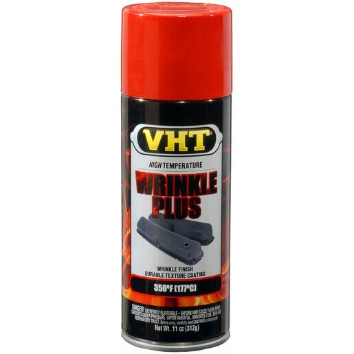 VHT Wrinkle Plus Coatings Finish Red High Heat Coating 11 oz.