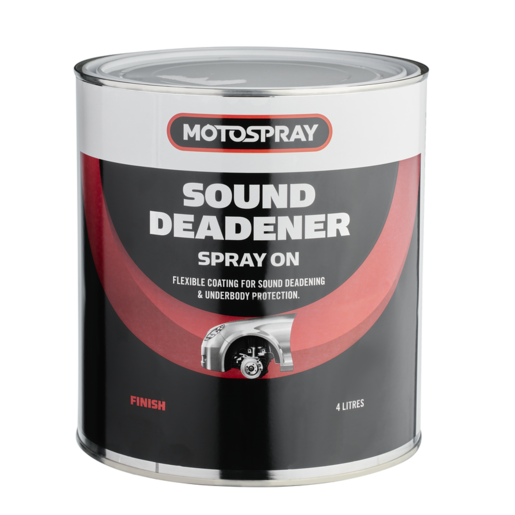 Motospray Sound Deadener Spray On 4L