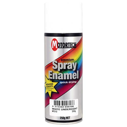 Motortech White Undercoat Spray Paint 250g - MT212