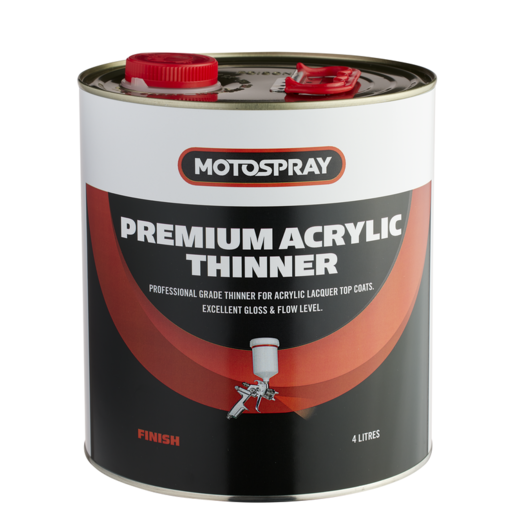 Motospray Premium Acrylic Thinner 4L
