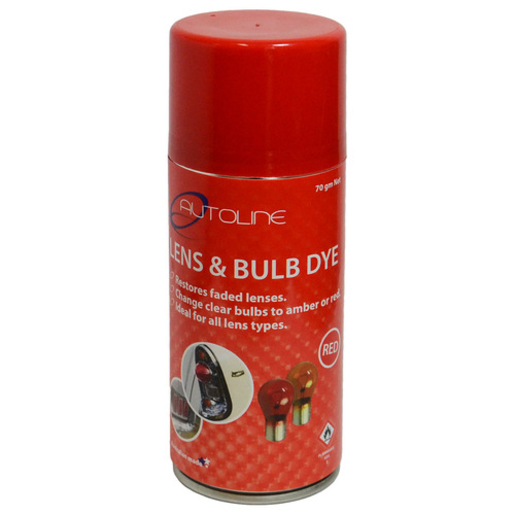 Autoline Lens & Bulb Dye Red Aerosol 70g - FS0008