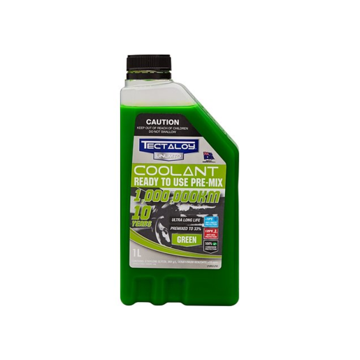 Tectaloy Unlmtd Ready to Use Pre-Mix Coolant Green 1L