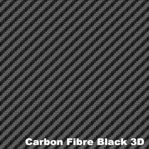Car Wrap Black Carbon Fibre 3D Vinyl Film 1.52m x 1.52m - A28199