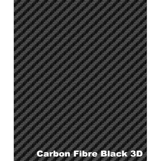 Car Wrap Multi Purpose Vinyl Film 3D Carbon Black 20x213cm - A28199S