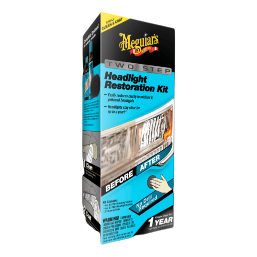 Meguiar's Two Step Headlight Lens Restoration Kit G2000