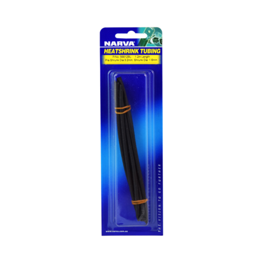 Narva 3.2mm Heatshrink Black 1.2m