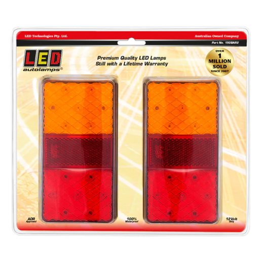 LED Autolamps Stop/Tail & Indicator Lamps 12V Pair