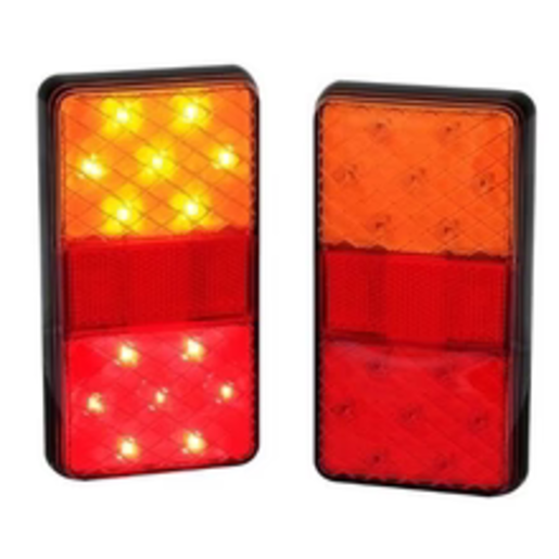 LED Autolamps Stop/Tail & Indicator Lamps 12V Pair