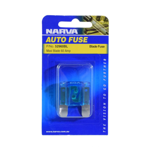 Narva Maxi Blade Fuse Blue 60A Blister Pack of 1