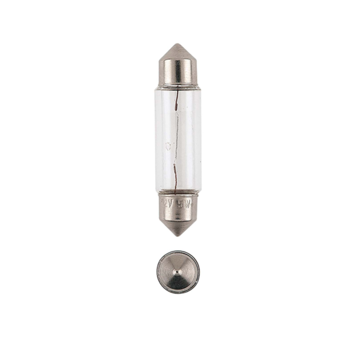 Narva Festoon Globes 12V 5W SV8-5.8 Blister Pack of 2