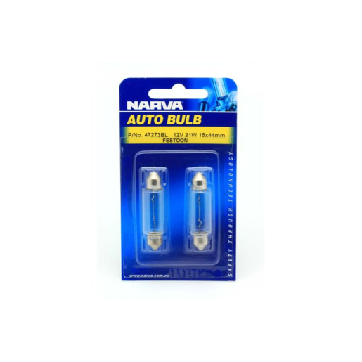 Narva Festoon Globes 12V 21W Blister Pack of 2