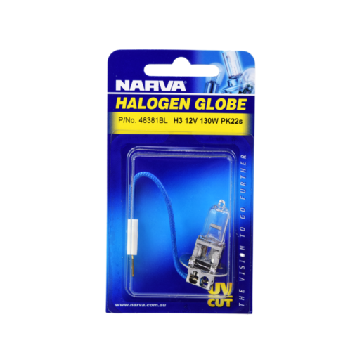 Narva H3 Halogen Headlight Globe 12V 130W Blister Pack of 1
