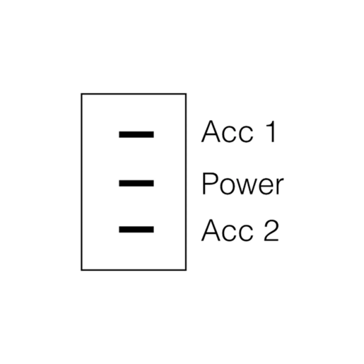 Narva On/Off/On Toggle Switch