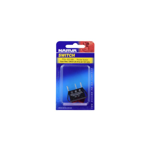 Narva Illuminated Off/On Rocker Switch Red