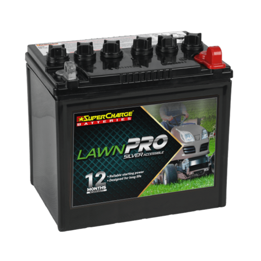 SuperCharge Lawn Pro Silver Accessible 12V 250CCA 35RC Battery
