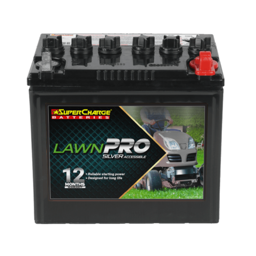 SuperCharge Lawn Pro Silver Accessible 12V 250CCA 35RC Battery