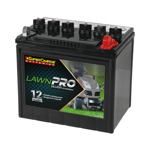 SuperCharge Lawn Pro Silver Accessible 12V 250CCA 35RC Battery