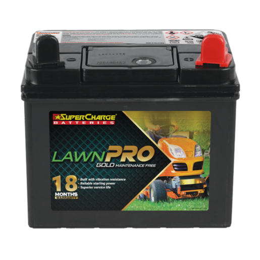SuperCharge Gold Plus 350CCA Lawn Care Battery