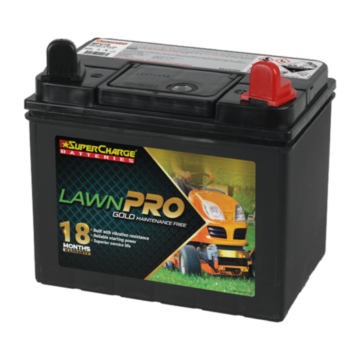 SuperCharge Gold Plus 350CCA Lawn Care Battery